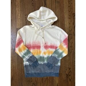 Feat Women's BlanketBlend Hoodie SunsetLover Sz Small Tie Dye Sweatshirt